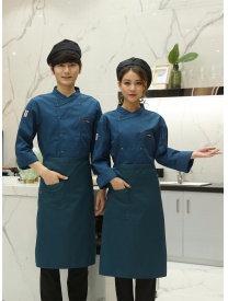 廚師服T標 寶藍